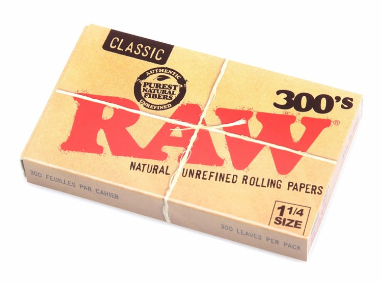Raw Papers 1 1/4 300 QTY